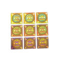 Custom laser anti-counterfeiting self adhesive sticker label 3D hologram sticker printing